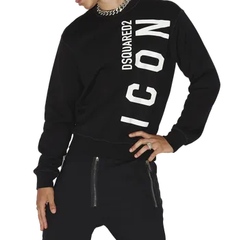 Pánská mikina Černá mikina Dsquared2 Be Icon, Velikost: L