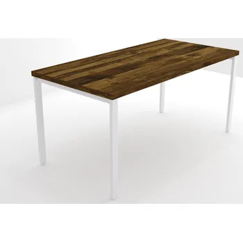 Jídelní stůl EGGER Hunton podnož EC5208 bílá 120 x 80 cm, Tloušťka desky: 36 mm