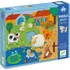 Puzzle Djeco Puzzle hmatové farma 12 dílků