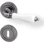 ACT Klasik R - nikl / porcelán - rozetové kování