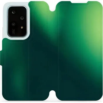 Pouzdro na mobilní telefon Flipové pouzdro Mobiwear - Honor 200 Lite - VP61S Zelený odstín (Knížkové flip pouzdro, obal, kryt na mobil Honor 200 Lite - VP61S Zelený odstín, materiál Umělá kůže + TPU - ochrana 360°, stojánek, silikonová vanička, magnetické zavírání)