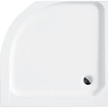 Sprchová vanička Vanička ALEX sprchová 71,5x71,5x16 cm čtvrtkruhová ABS akrylát včetně nožiček bílá OLBVANACALE70