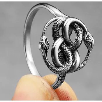 Prsten Prsten Nekonečný příběh (The NeverEnding Story) - hadi - ocel