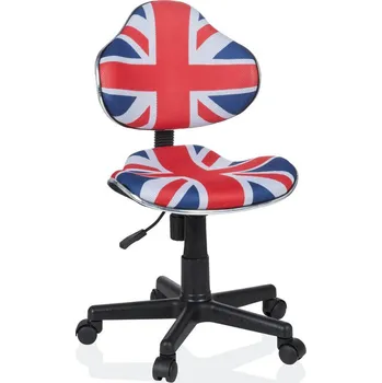 MID.YOU OTOČNÁ ŽIDLE PRO MLÁDEŽ, modrá, červená, bílá - 001918001606