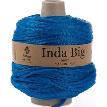 Příze Borgo de Pazzi Inda Big 30 Modrá (Špagátová příze Inda Big Modrá)