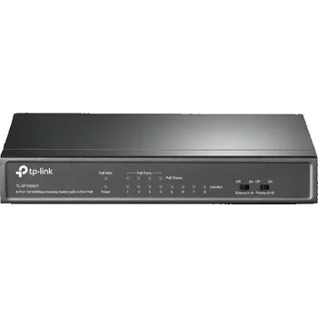 Switch TP-Link switch TL-SF1008LP (8x100Mb/s, 4xPoE, 41W, fanless)