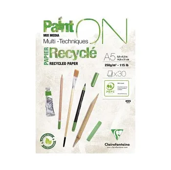 Blok Recyklovaný mixed media blok PaintON A5 250g (Recyklovaný mixed media blok PaintON A5 250g)