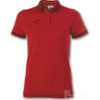 Dámská polokošile JOMA BALI II, barva červená, velikost 2XS