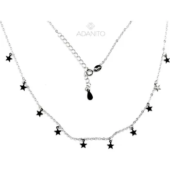 Náhrdelník Stříbrný náhrdelník s hvězdičkami