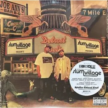 Zahraniční hudba LP Slum Village: Detroit Deli (A Taste Of Detroit) CLR 2025 Coloured Clear With Orange Splatter Vinyl