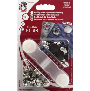 Nýt Kohinoor Druky kovové 15 mm, tmavě hnědé