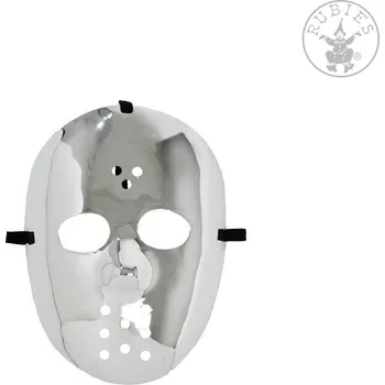 Karnevalová maska Rubies USA Maska Hockey stříbrná D