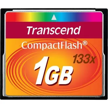 Ukládání dat TRANSCEND Compact Flash 1GB (133x)
