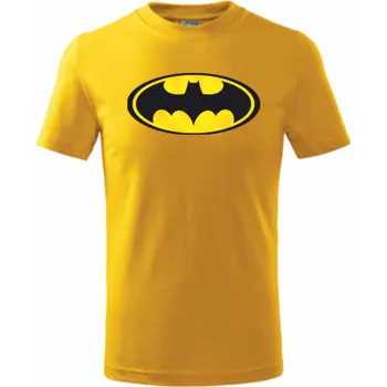 Chlapecké tričko Dětské tričko s BATMANEM Velikost: 122 cm/6 let, Barva: žlutá