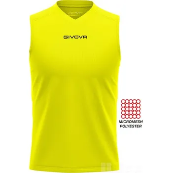 Basketbalový dres GIVOVA ONE, barva 0019 zářivě žlutá, velikost M