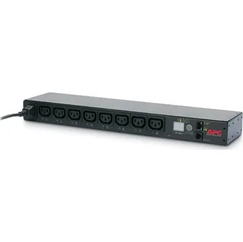 Switch APC Rack PDU, Switched, 1U, 12A/208V, 10A/230V, (8)C13, IEC-320 C14 1.98m