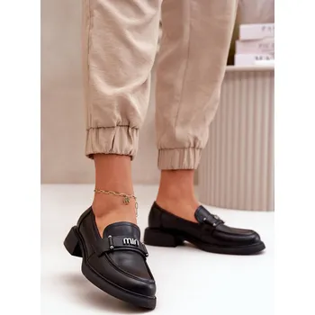 Dámské mokasíny Elegantní Dámské Mokasiny Z Přírodní Kůže Vinceza 91114 Barva: Černá, Velikost: 36