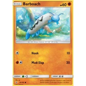 Volný čas Pokémon GRI 070/145 Barboach - Guardians Rising Stav: Excellent, Verze: NORMAL