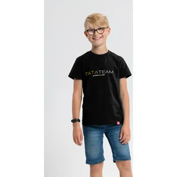 Dětská móda CityZen - MATYÁŠ Dětské tričko černé s potiskem TATATEAM 152–158