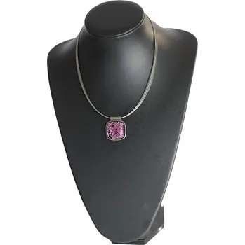 Náramek E.L. 20 A Oblý čtverec s brokovaným sklem