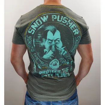 Pánské triko Yakuza Premium 2911 olive velikost: M + Doprava zdarma na další nákup