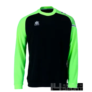 Pánská mikina Mikina LUANVI OPEN, barva černá - zářivě žlutá, velikost S