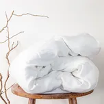 TULULUM Lněný povlak na přikrývku COMFORT SNOW Rozměr přikrývky: 220 x 240 cm