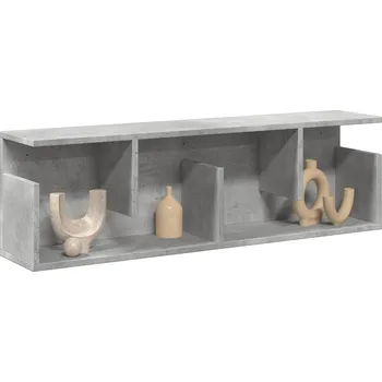 Dětsný nábytek Nástěnná skříňka 100x20x30 cm betonově šedá kompozitní dřevo Šedá 854844