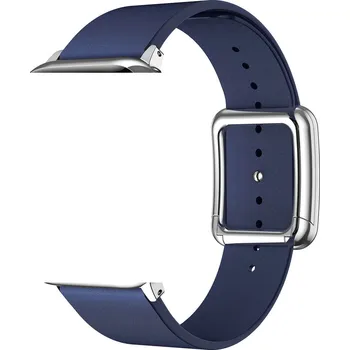 Příslušenství k chytrým hodinkám Tkaný Woven řemínek s moderní přezkou pro Apple Watch 42/44/45/46/49mm Barva: Tmavě modrá