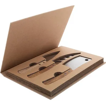 Kuchyňský nůž Reklamní Fontina sada nožů na sýr, přírodní