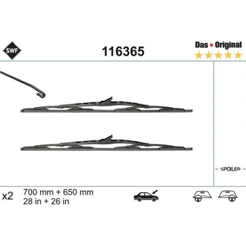 Auto-moto List stěrače SWF 116365
