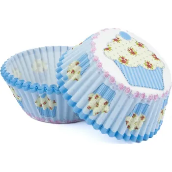 Krabice na pečivo ALVARAK GROUP a.s. Cukrářské košíčky - modrý muffin - 50ks