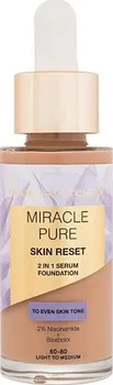 Make-up Max Factor Miracle Pure Skin Reset 2in1 Serum Foundation saténový make-up 30 ml