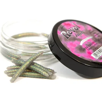 Umělá nástraha Revol Baits nástraha Crane Fly larva 45mm příchuť sýr-česnek, barva šedý chameleon 12ks