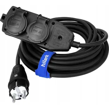 Napájecí kabel Prodlužovací Kabel gumový H07RNF OnPd 3x2,5 30m ROZBOČKA 4x230V černá