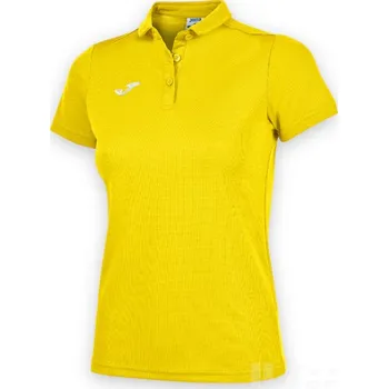 Pánské oblečení Dámská polokošile JOMA HOBBY, barva žlutá, velikost 2XL