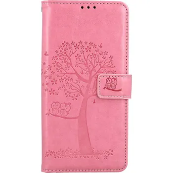 Pouzdro na mobilní telefon Pouzdro Xiaomi Redmi Note 13 Pro knížkové Růžový strom sovičky (kryt neboli obal na Xiaomi Redmi Note 13 Pro)