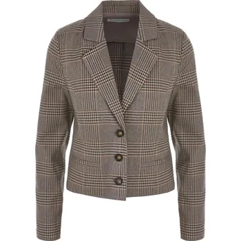 Dámské sako Red Button kostkované sako dámské hnědá L