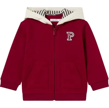 Chlapecká mikina MAYORAL chlapecká mikina s kapucí červená vel. 86 cm