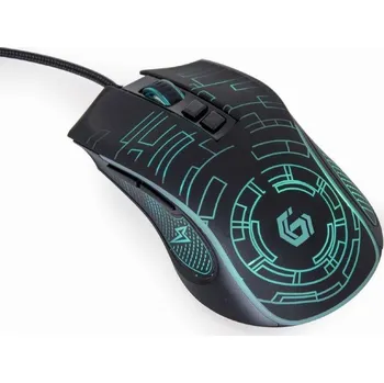 Myš GEMBIRD myš MUSG-RGB-01, podsvícená, 7 tlačítek, černá, 3600DPI,&nbsp; USB