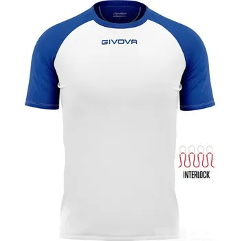 Fotbal Dres GIVOVA CAPO, barva 0302 bílá - modrá, velikost 2XS