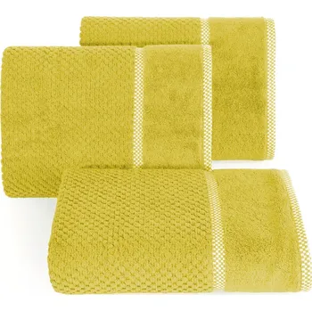 FROTÉ RUČNÍK CALEB5 70X140 CM HOŘČICOVÁ