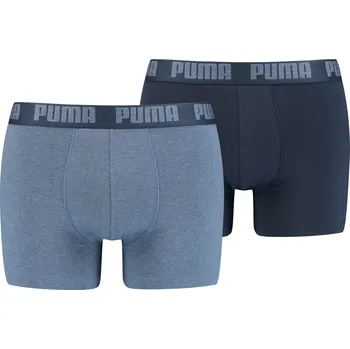Boxerky Pánské boxerky PUMA BASIC BOXER 2P 90682336 DENIM S