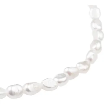 Náhrdelník franco bene Perličkový náhrdelník - stříbrné zapínání | 1082