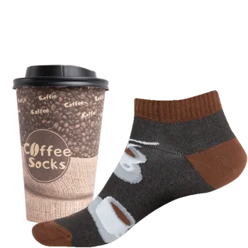 Pánské ponožky Ponožky - Káva set nízké - velikost 39-42 (Velikost 39-42)