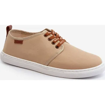 Pánské tenisky Pánské tenisky Big Star NN176002 s paměťovou pěnou Memory Foam systém Barva: Béžová, Velikost: 42