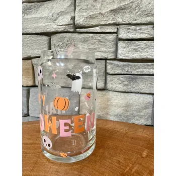 Party dekorace Sklenička Happy Halloween