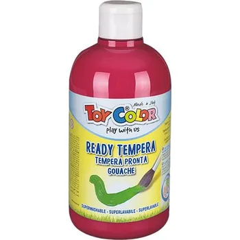 Vodová barva Temperová barva TOY COLOR tmavě červená 10 500ml
