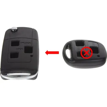 Autoklíč Náhr. obal ovladače pro Toyota, 3-tlačítkový - 48TY120