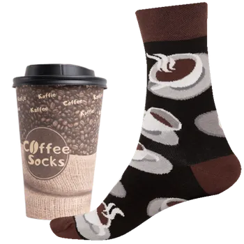 Pánské ponožky Ponožky - Káva set - velikost 39-42 (Velikost 39-42)
